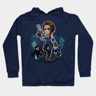 Jill Valentine v2 Chibi RE3 Remake Hoodie